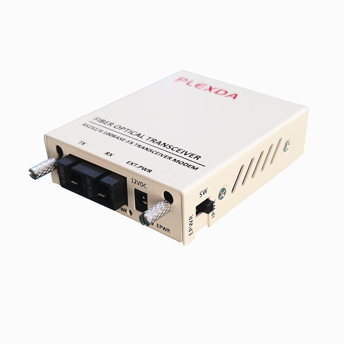 FOM-D210  RS-232/4 Serial Optic Fiber Transceiver