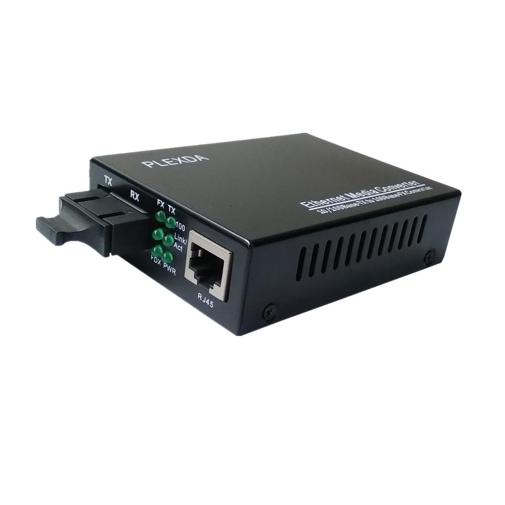 FMC-FE14S-E系列 10/100M双纤外置电源光纤转换器