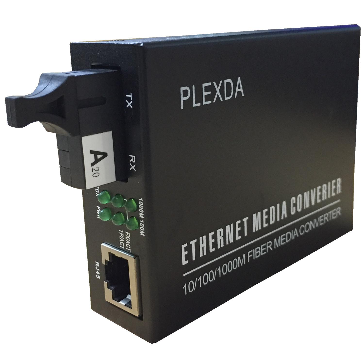 FMC-GEBX-E series  10/100/1000M Single core WDM gigabit fiber media converter