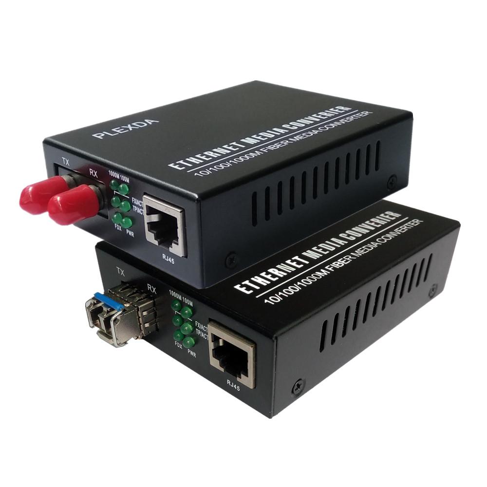 FMC-GES14-E 10/100/1000Base-T to 1000Base-X Fiber Media Converters ( External Power Supply)
